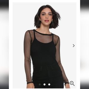 Fishnet Mesh Top